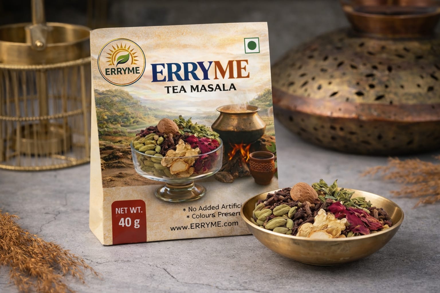 ERRYME Tea Masala lifestyle photo